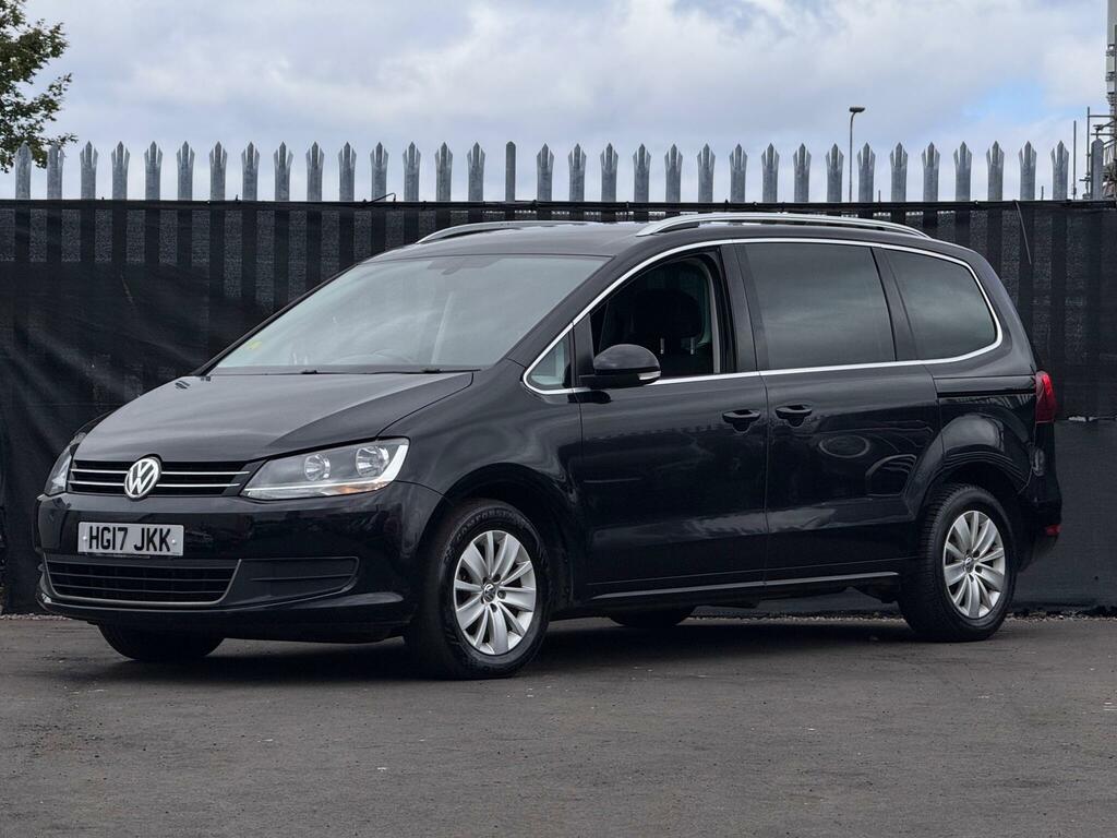 Volkswagen Sharan 2.0 Tdi Bluemotion Tech Se Nav Dsg Euro 6 Ss Black #6