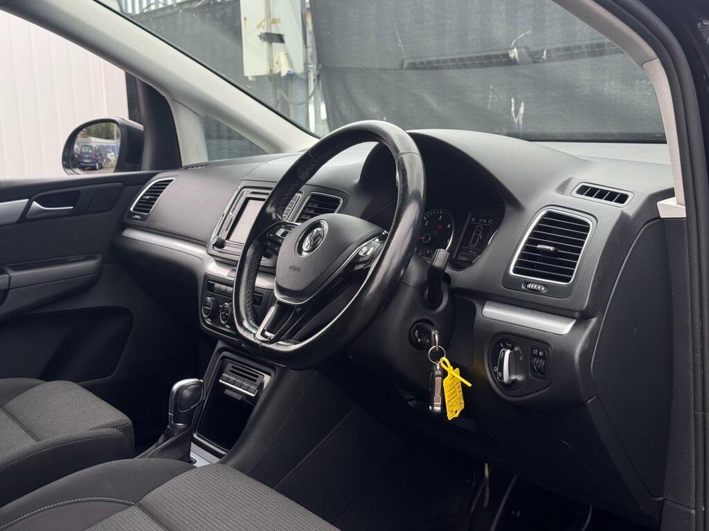 Volkswagen Sharan 2.0 Tdi Bluemotion Tech Se Nav Dsg Euro 6 Ss Black #3