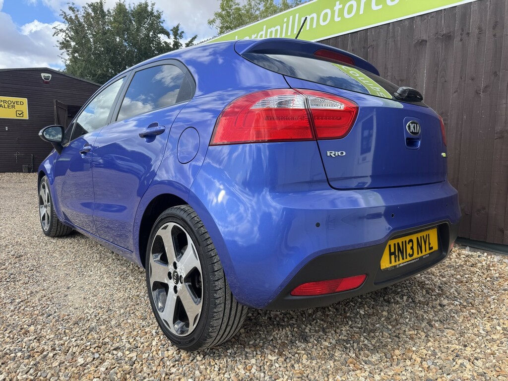 Kia RIO Hatchback 1.4 3 2013 Blue #4