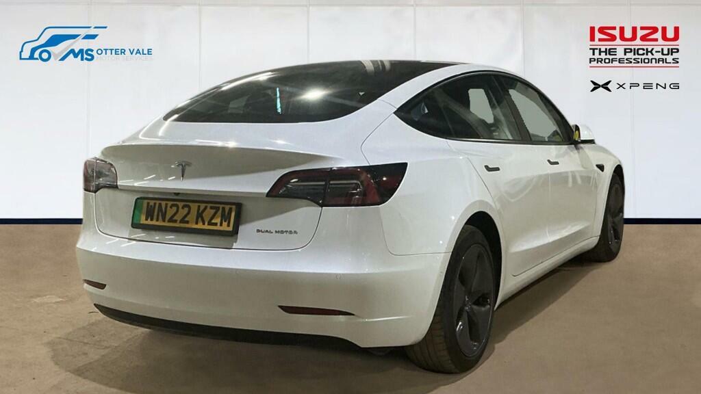 Tesla Model 3 Dual Motor Long Range Saloon 4 White #3