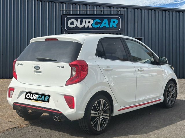 Kia Picanto 2018 1.25 Gt-line Hatchback Euro White #3
