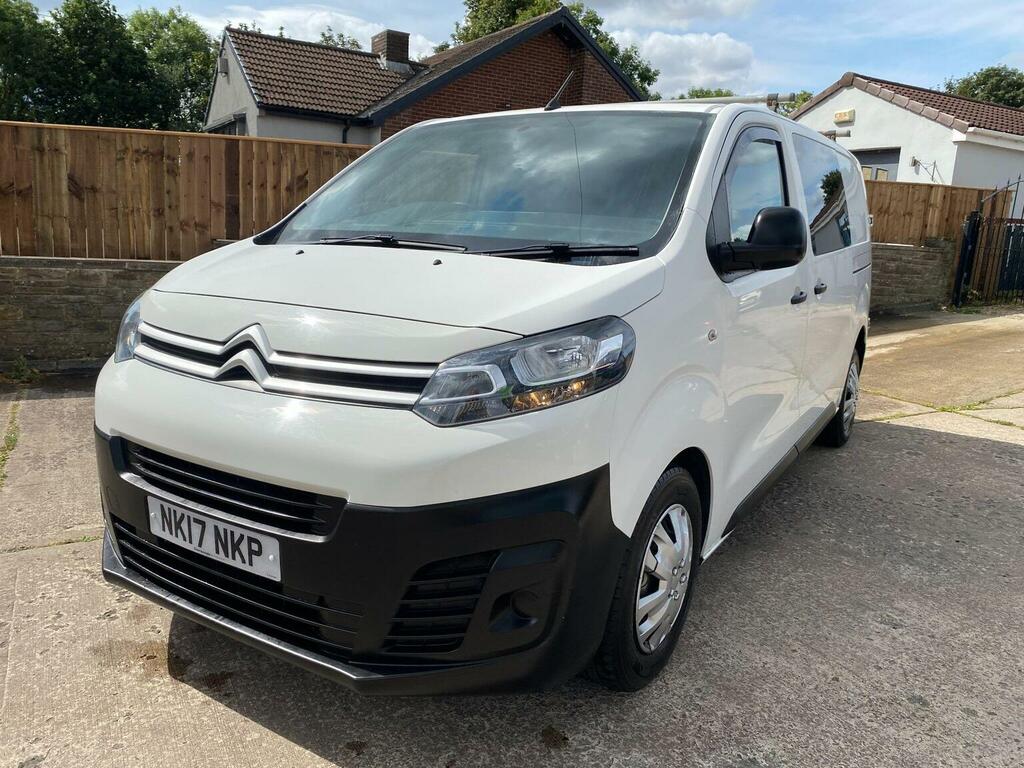 Citroen Dispatch 2.0 Bluehdi 1400 M Crew Van Mwb Euro 6 Ss 6Dr White #6