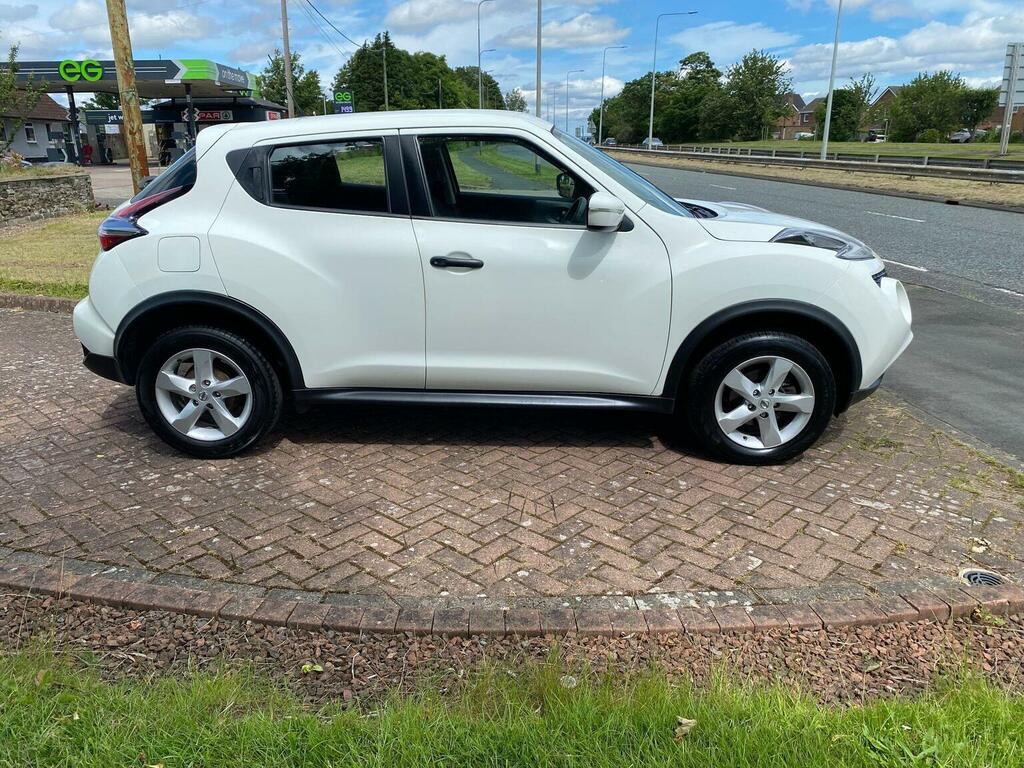 Nissan Juke 1.6 Visia Euro 6 White #4
