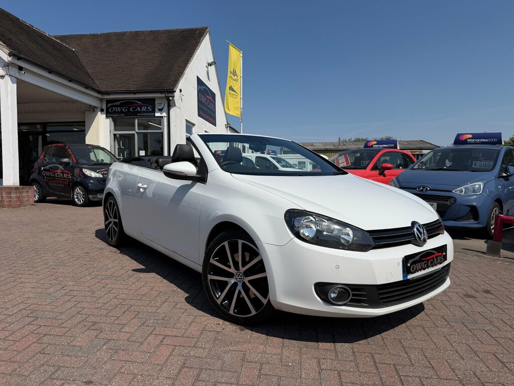 Volkswagen Golf 1.4 Tsi Gt Cabriolet Dsg Euro 5 160 Ps White