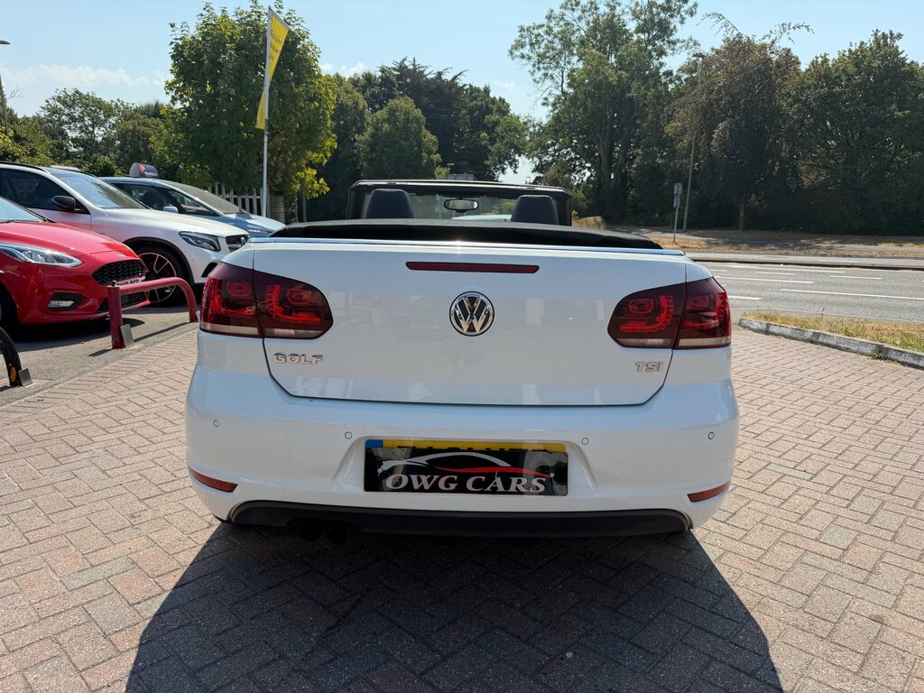 Volkswagen Golf 1.4 Tsi Gt Cabriolet Dsg Euro 5 160 Ps White #6