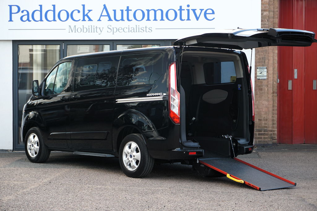 Ford Tourneo Custom 5 Seat Wheelchair Accessible Disabled Access Ramp Silver #16