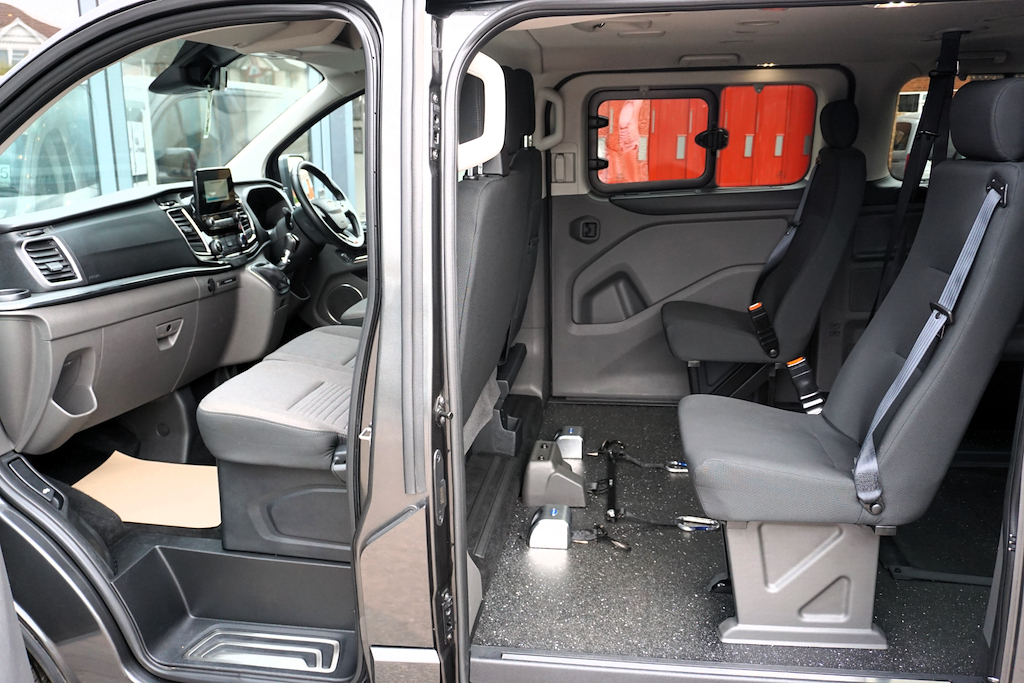 Ford Tourneo Custom 7 Seats, 2.0 Tdci Wheelchair Accessible Vehicle Wa White #14