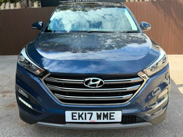 Hyundai Tucson 2017 2.0 Crdi Premium Se 4Wd Euro 6 Blue #2