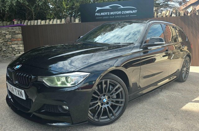 BMW 3 Series 2014 3.0 335D M Sport Touring Xdrive Euro 6 Black #2