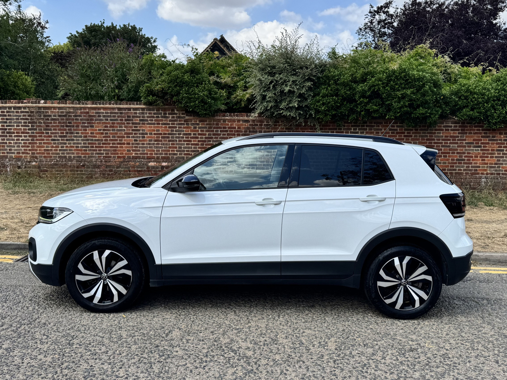 Volkswagen T-Cross 1.0 Tsi 110 Black Edition KO23RZW White #4