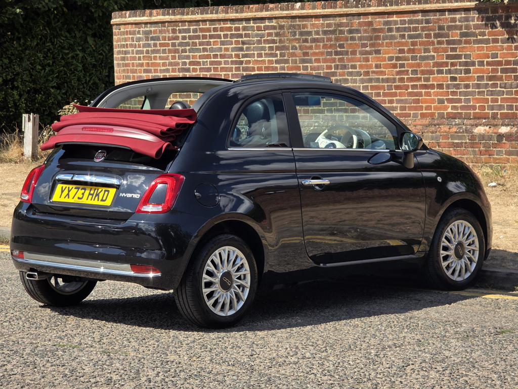 Fiat 500 1.0 Mild Hybrid YX73HKD Black #4