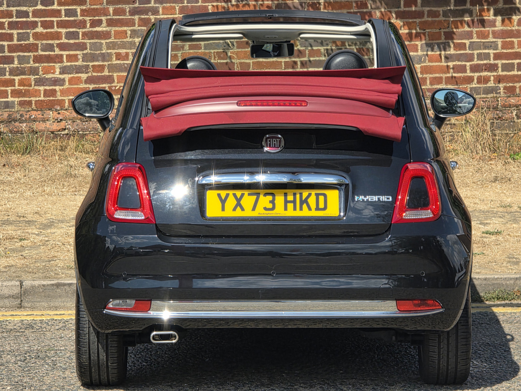 Fiat 500 1.0 Mild Hybrid YX73HKD Black #5