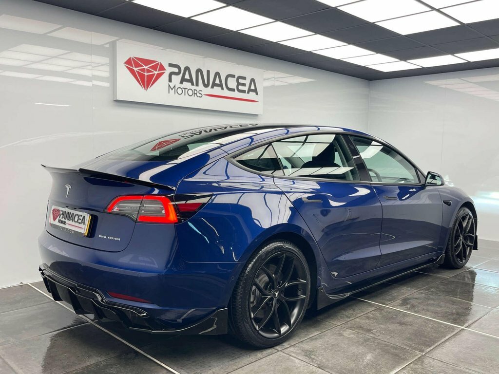 Tesla Model 3 Saloon WU21FWT Blue #3