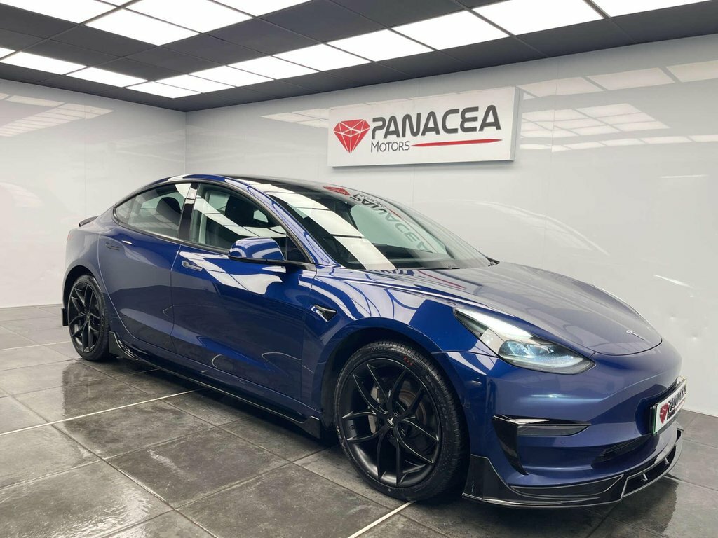 Tesla Model 3 Saloon WU21FWT Blue #4