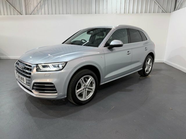 Audi Q5 2.0 Tdi 40 S Line Suv S Tronic Quattro Silver #3