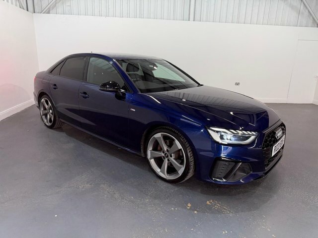 Audi A4 2.0 Tfsi 35 Black Edition Saloon S Tron Blue