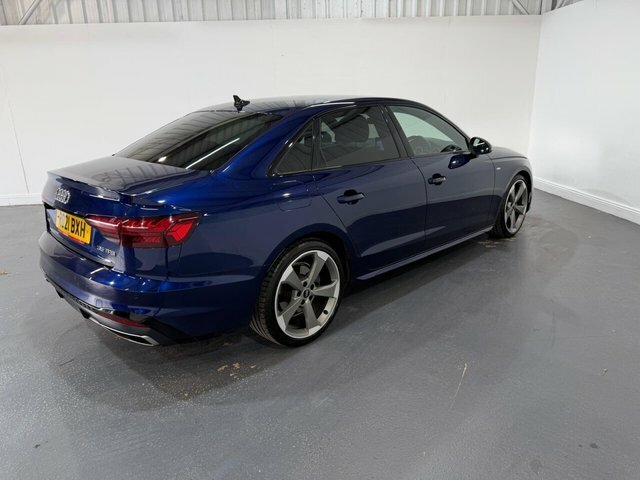 Audi A4 2.0 Tfsi 35 Black Edition Saloon S Tron Blue #4