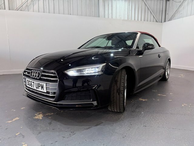 Audi A5 2.0 Tdi S Line Convertible S Tronic Eur Black #3