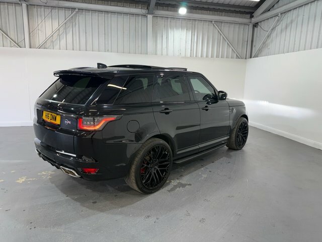 Land Rover Range Rover Sport 5.0 P575 V8 Svr Suv 4Wd Euro 6 S Black #5