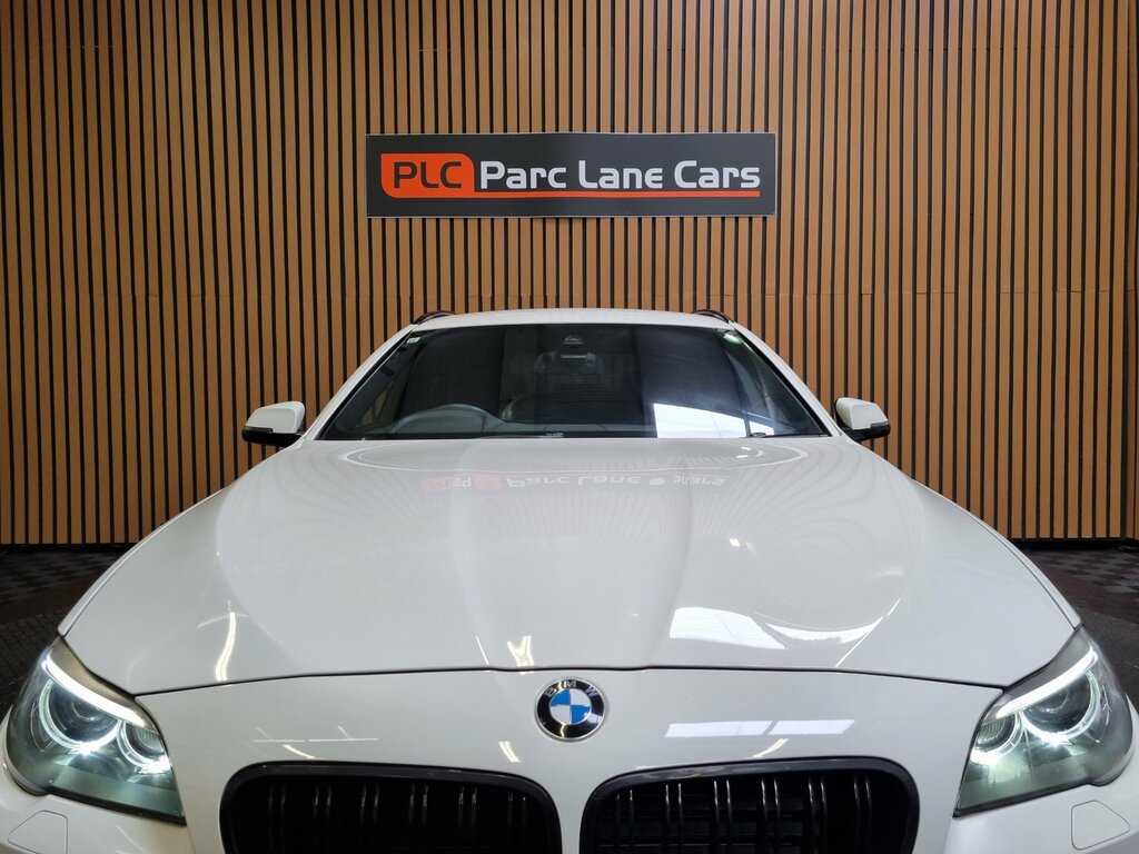 BMW 5 Series 523D M Sport Touring Step - Very Rare Car - O NK65HBB White #5