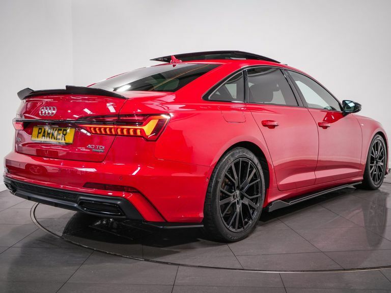 Audi A6 40 Tdi Quattro Black Edition S Tronic Red #6