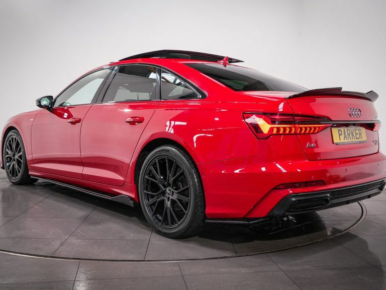 Audi A6 40 Tdi Quattro Black Edition S Tronic Red #4