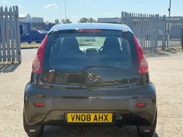 Peugeot 107 Hatchback Black #4