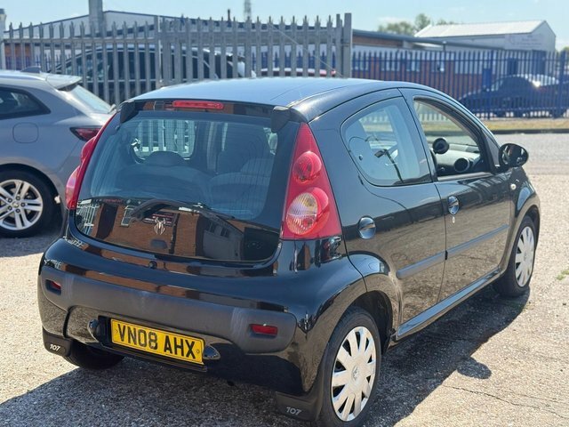 Peugeot 107 Hatchback Black #3