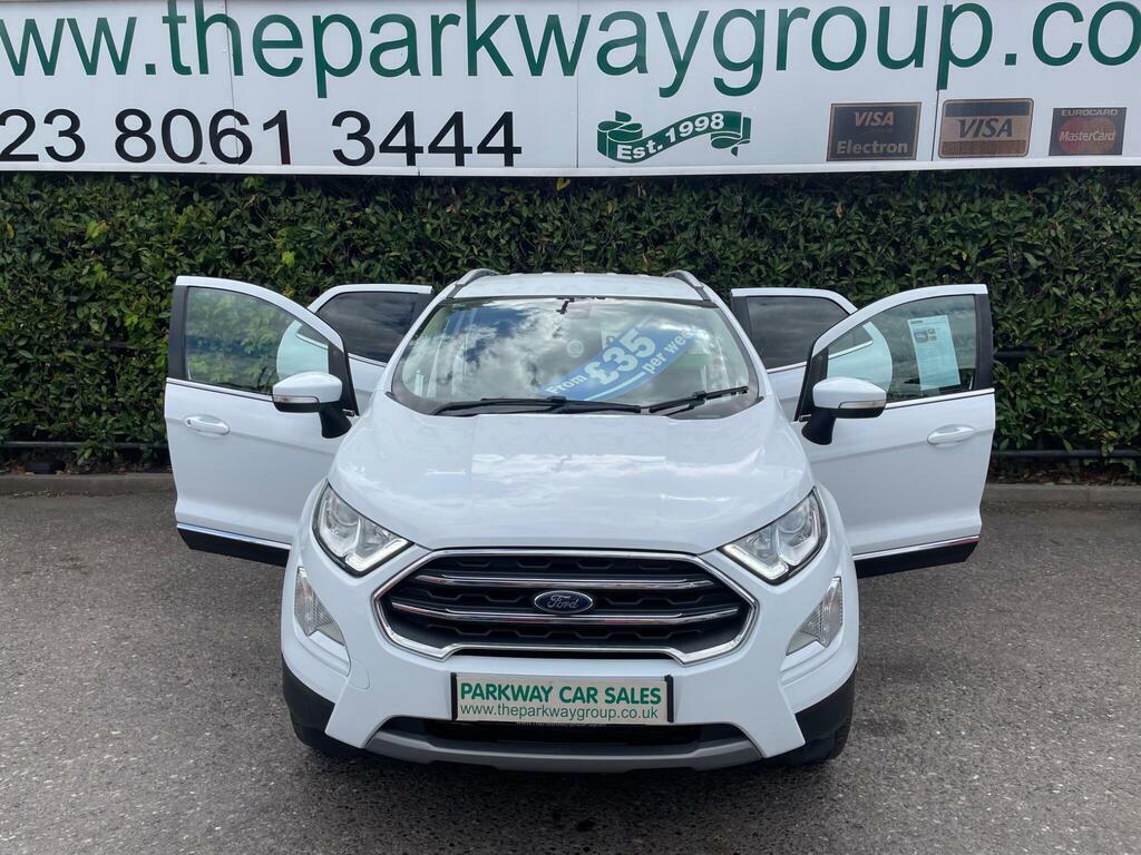 Ford Ecosport 1.0T Ecoboost Titanium Euro 6 S S WF18LHH White #2