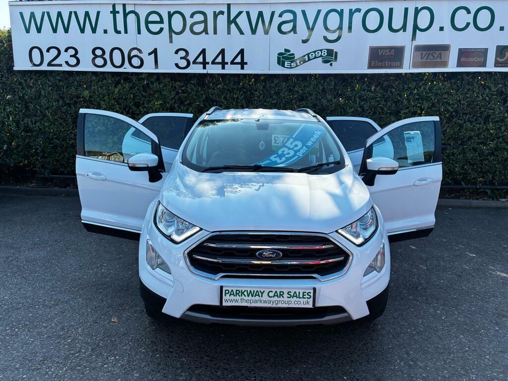 Ford Ecosport 1.0T Ecoboost Titanium Euro 6 S S White #3