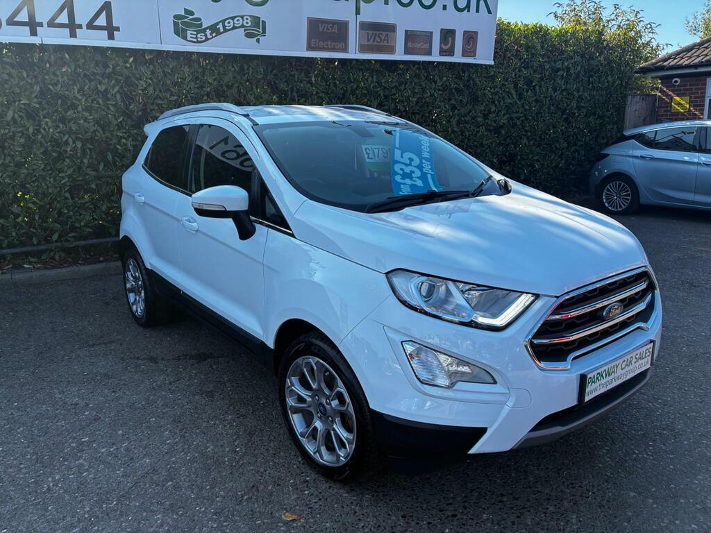 Ford Ecosport 1.0T Ecoboost Titanium Euro 6 S S White #5