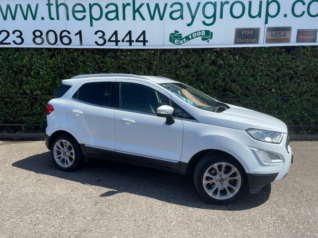 Ford Ecosport 1.0T Ecoboost Titanium Euro 6 S S White