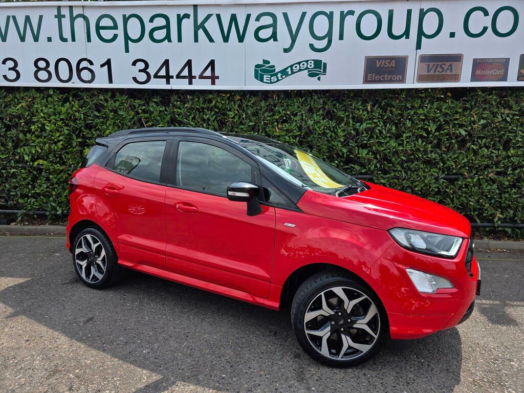 Ford Ecosport 1.0T Ecoboost St-line Euro 6 S S WV68WCU Red