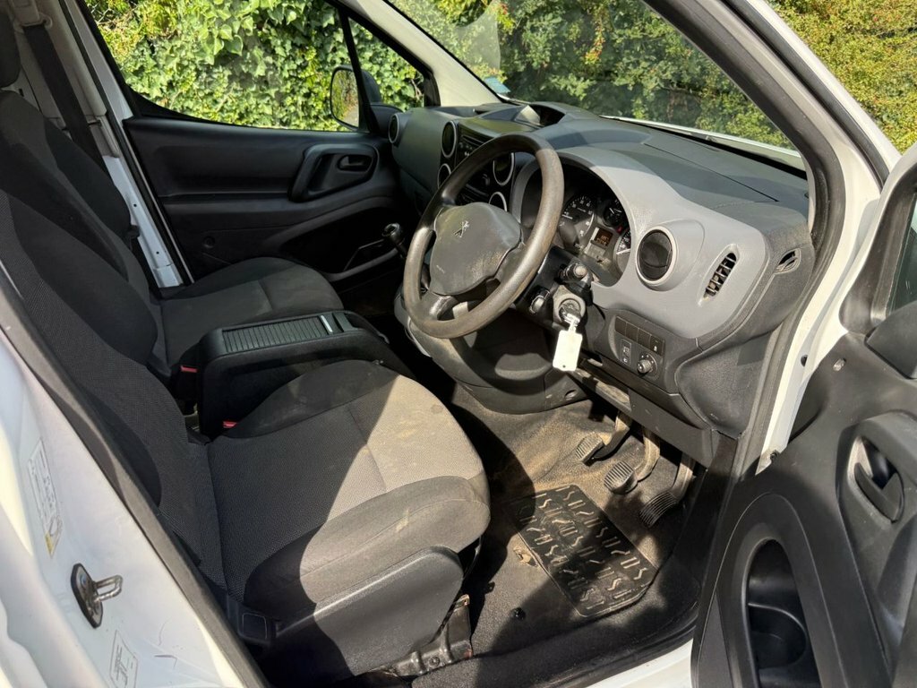 Peugeot Partner 1.6 Bluehdi 651 Professional U1324 Ulez White #8