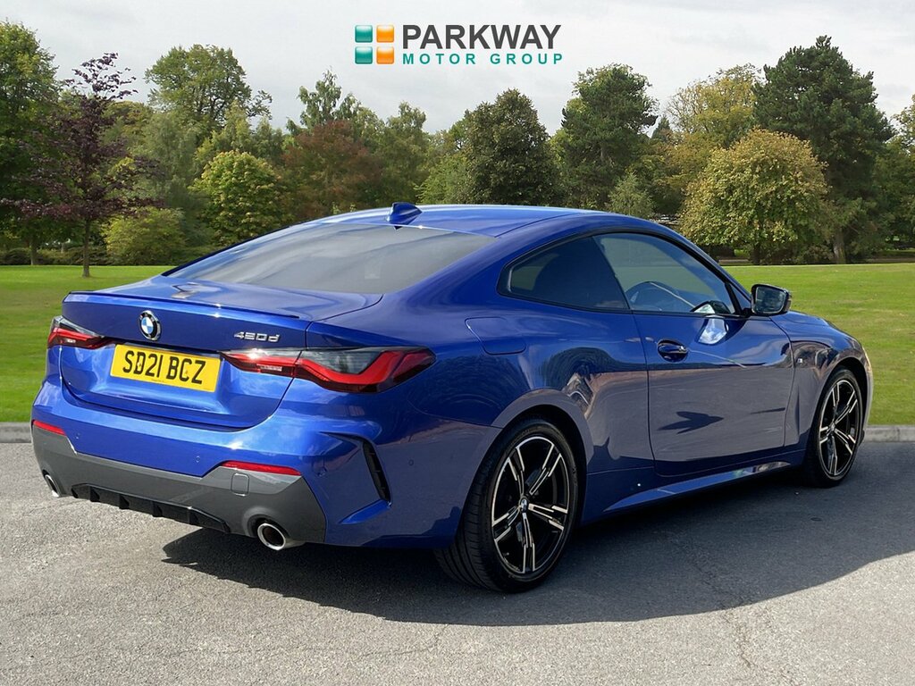 BMW 4 Series Coupe Blue #4