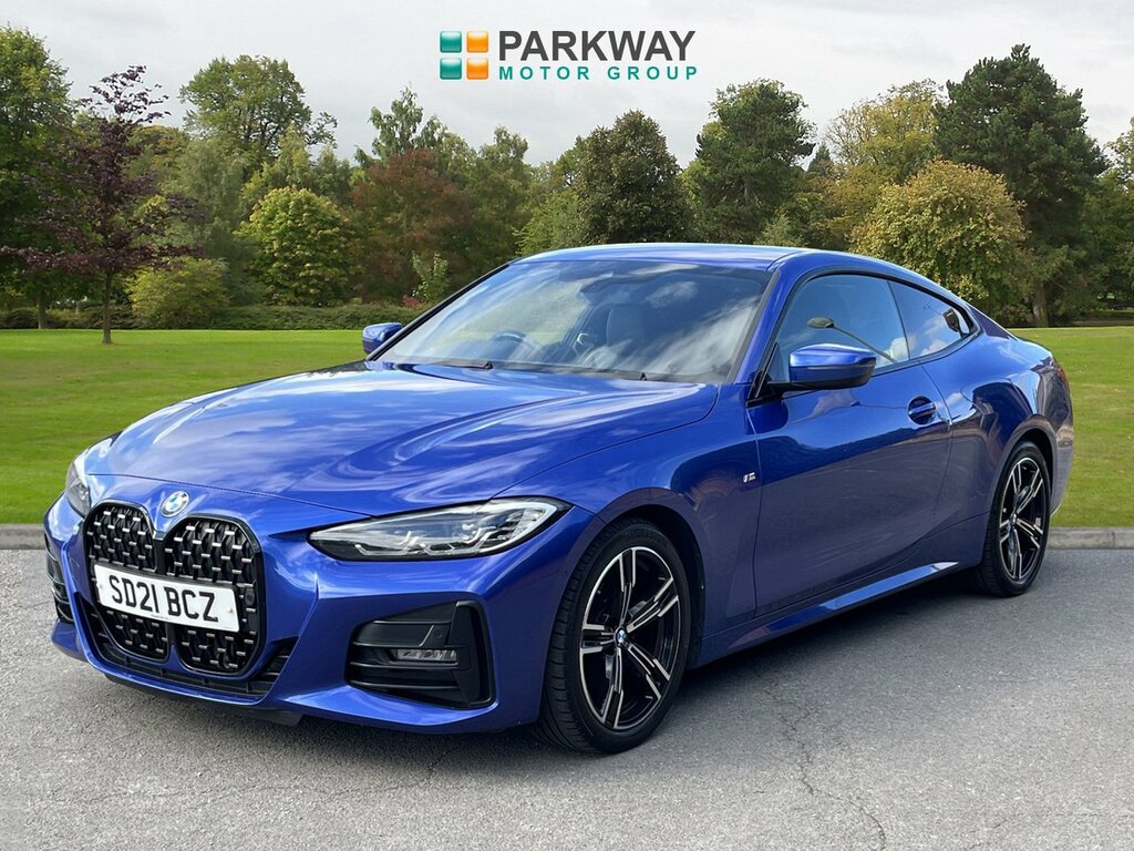 BMW 4 Series Coupe Blue #3