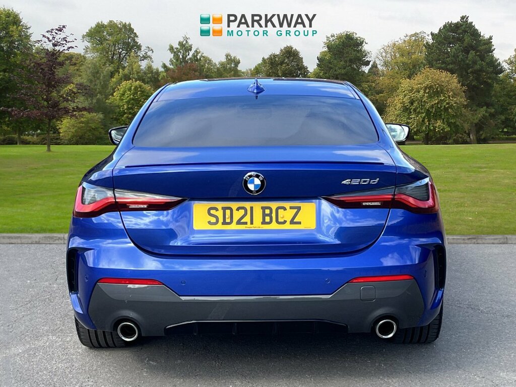 BMW 4 Series Coupe Blue #5