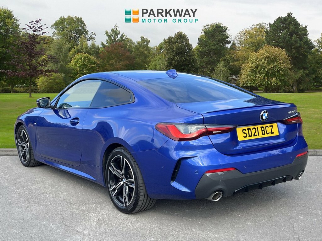 BMW 4 Series Coupe Blue #6