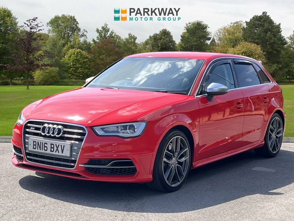 Audi S3 Hatchback BN16BXV Red #3