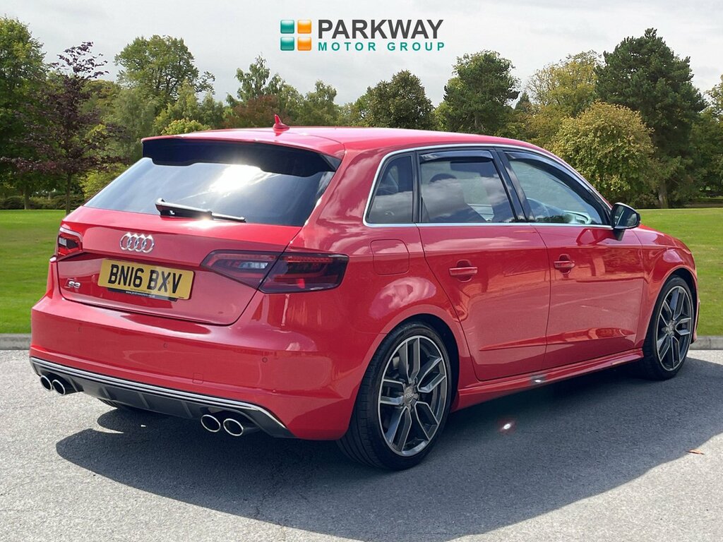 Audi S3 Hatchback BN16BXV Red #4