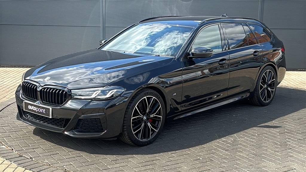 BMW 5 Series 520D M Sport Touring Grey #14