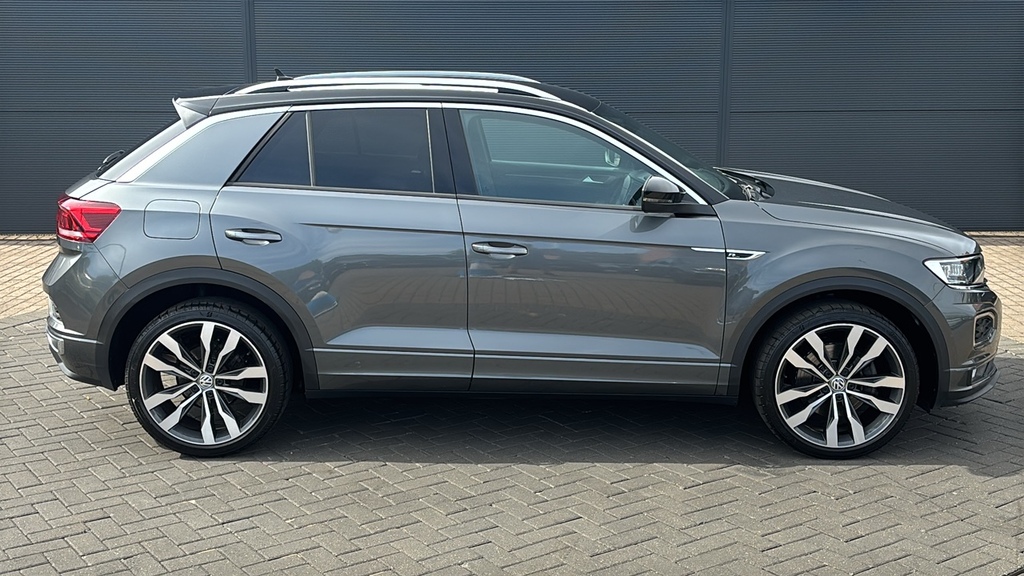 Volkswagen T-Roc 1.5 Tsi Evo R-line Dsg 150 Ps Grey #4