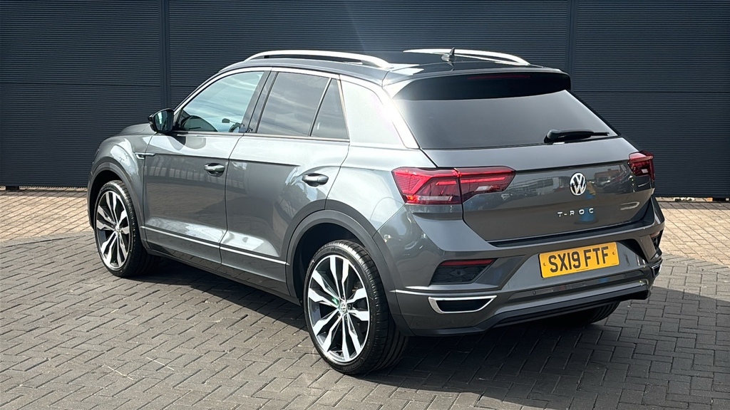Volkswagen T-Roc 1.5 Tsi Evo R-line Dsg 150 Ps Grey #3