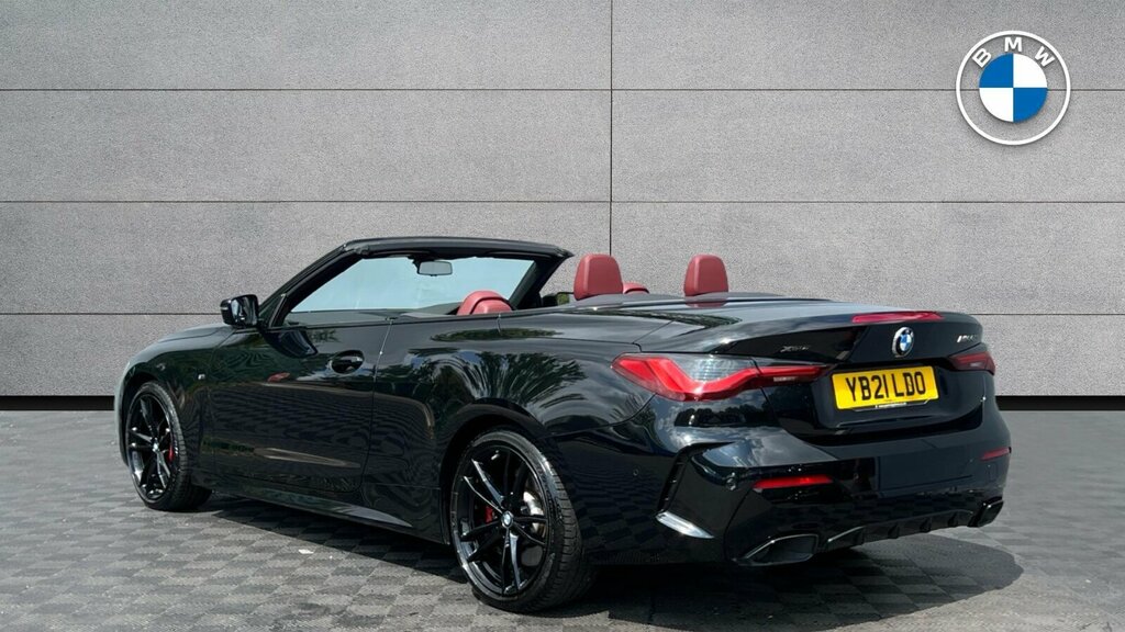BMW 4 Series M440i Xdrive Convertible YB21LDO Black #3