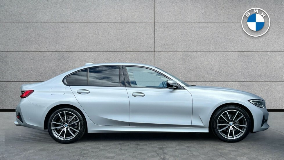 BMW 3 Series 320D Sport Saloon YE19YWA Silver #5