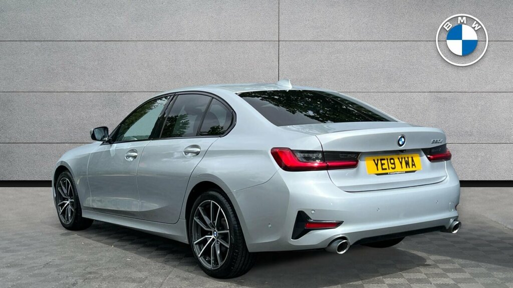 BMW 3 Series 320D Sport Saloon YE19YWA Silver #3