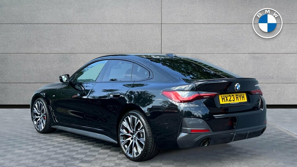 BMW 4 Series Gran Coupe 420I M Sport Gran Coupe HX23RYH Black #4