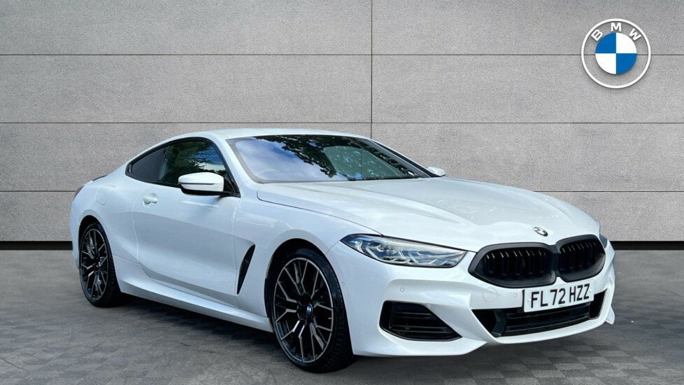 BMW 8 Series Gran Coupe 840I M Sport Coupe White #2