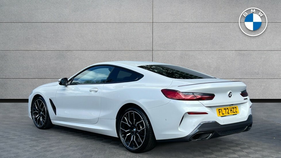 BMW 8 Series Gran Coupe 840I M Sport Coupe White #3
