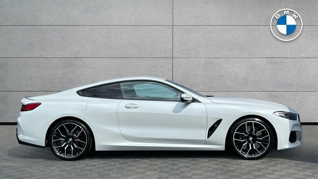 BMW 8 Series Gran Coupe 840I M Sport Coupe White #6